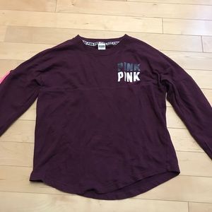 >Cute maroon PINK sweatshirt!!
